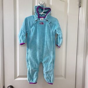 The North Face Buttery Fleece Bunting Suit Infant Girls Size 6-12 Months